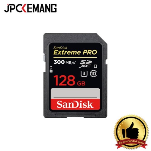 Foto Produk SanDisk SDXC Extreme Pro UHS-II 128GB (300MBps Read and 260MBps Write) dari JPCKemang