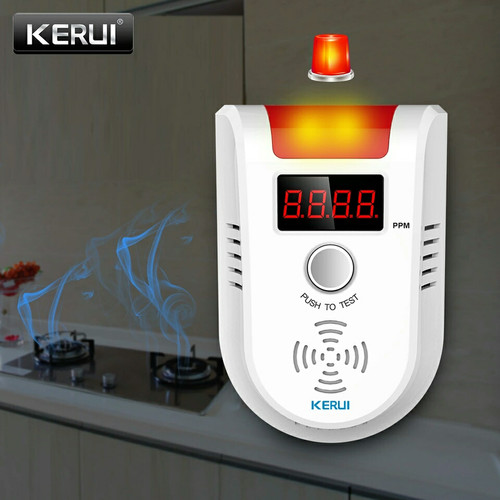 Foto Produk KERUI Wireless Detektor Gas bocor LPG Alarm Detector dari Asyam Weiseman