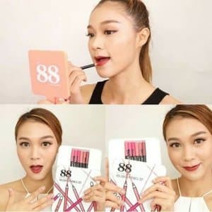 Foto Produk EITY EIGHT HOLIDAY LIP PENCIL / PAKET LIPSTIK PENSIL ORI V CC Care105 dari pangesturaya