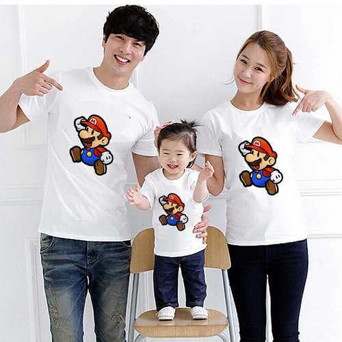 Foto Produk Kaos Couple Family Super Mario Bross dari lysinshop