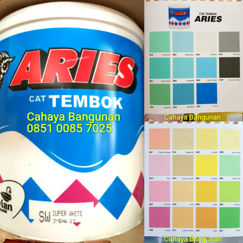 Foto Produk Avian ARIES Avitex Cat Tembok Plafon Warna Kaleng Galon 5Kg 5 Kg Murah dari Cahaya Bangunan