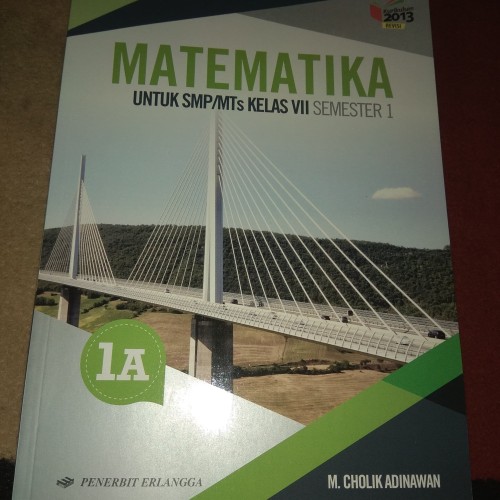 Foto Produk MATEMATIKA 1A KELAS 7 SMP PENERBIT ERLANGGA KURIKULUM 2013 SEMESTER 1 dari Toko Buku Lestari