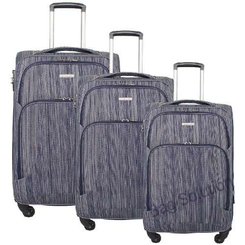 Foto Produk Navy Club Tas Koper 4 Roda Resleting Anti Tusuk 3872-20+24+28 Inch - Biru dari Bag Solution