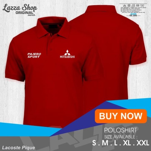Foto Produk Poloshirt / Polo Kaos / Baju Kerah Mitsubishi Pajero Sport Keren Murah dari Lazza HD