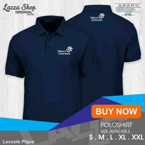 Foto Produk Poloshirt / Polo Kaos / Baju Kerah Telkom Indonesia Keren Murah dari Lazza HD