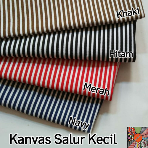 Foto Produk Kain Kanvas Line (thin) - Hitam dari canvas_me