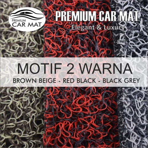 Foto Produk Karpet Lantai Mie / Karpet Mobil Motor Mie METERAN Motif 2 Warna dari Premium Car Mat