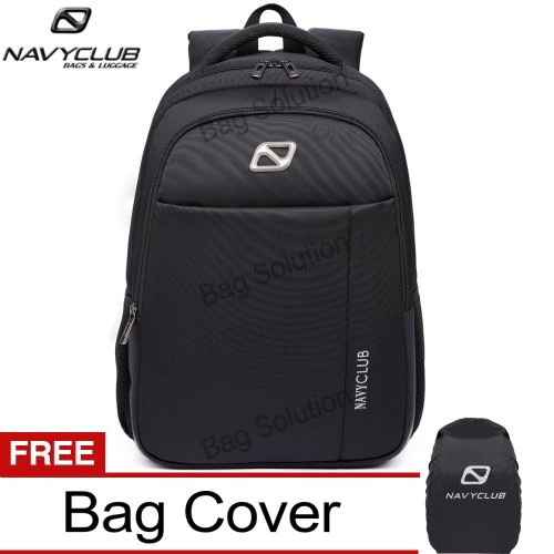 Foto Produk Navy Club Tas Ransel Laptop Waterproof BP Up to 15 Inch - Hitam dari Bag Solution