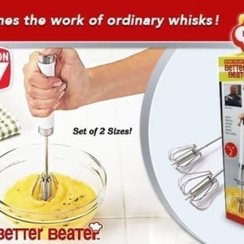 Foto Produk Better Beater Hand Mixer Manual Pengocok Praktis Tanpa Listrik dari evencio shop