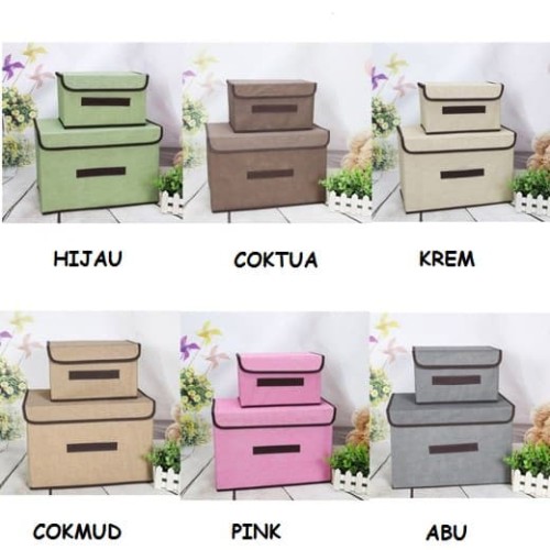 Foto Produk STORAGE BAG BOX ORGANIZER TEMPAT PENYIMPANAN BAJU MAINAN DLL (2) - UNGU-KTKSET dari I-Tech Accessories HP