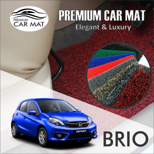 Foto Produk Karpet Mobil Mie Premium BRIO Non Bagasi 1 Warna - BLACK dari Premium Car Mat