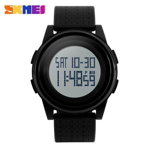 Foto Produk SKMEI 1206 Men Jam Tangan Pria Soft Band Strap - LAYAR PUTIH dari SKMEI MURAH & ORIGINAL