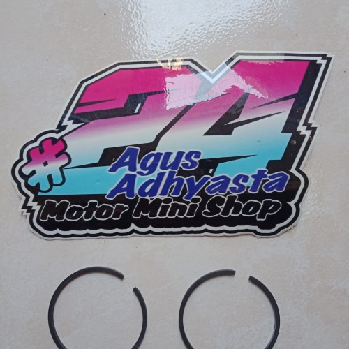Foto Produk Ring piston set 44m motor mini gp mini trail mini Atv mini pocket bik dari Agus adhyasta motor mini