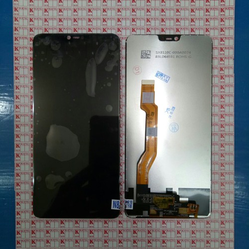Foto Produk LCD + TOUCHSCREEN OPPO F7 COMPLETE ORIGINAL - Hitam dari KING sparepart