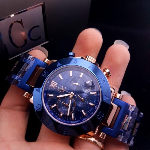 Foto Produk Jam Tangan Pria Gc Watches Gc-1 Sport Metal X90012G7S ROSE BLUE Steel dari Oniomania