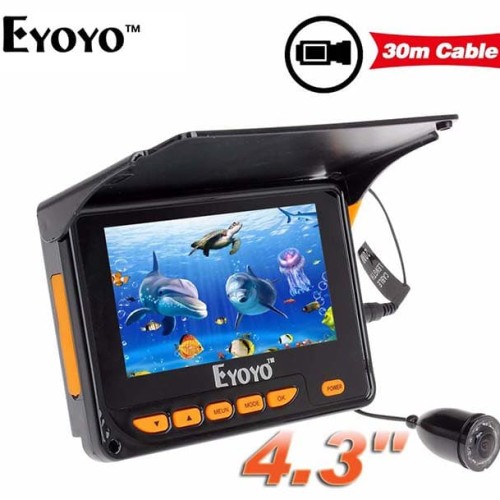 Foto Produk Underwater Camera 30 meter Fish Finder 4.3" Display Pelacak Ikan 30M dari HRDIK