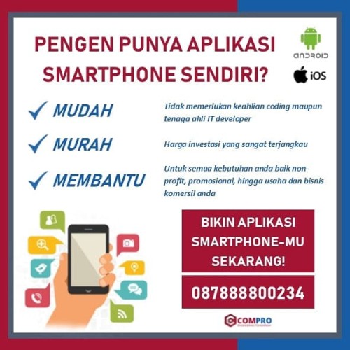 Jual Bikin Aplikasi Custom Android Ios Compro Advance Cirebon Bougese On Store Tokopedia