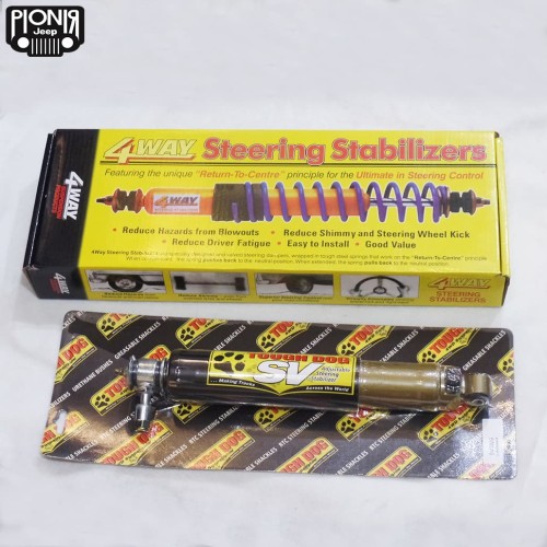 Foto Produk Shock Stir JK / Steering Stabilizer Tough Dog 4WD For Jeep JK Ori USA dari PIONIR JEEP