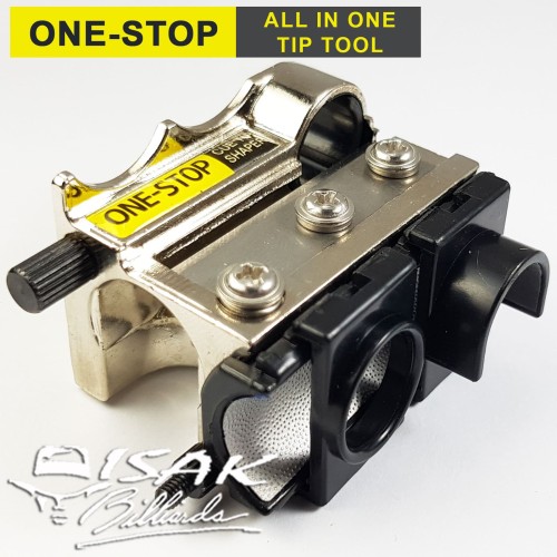 Foto Produk One-Stop Cue Tip Shaper - All in 1 Repair Tool Alat Stick Billiard Ori dari ISAK Billiard Sport Co.