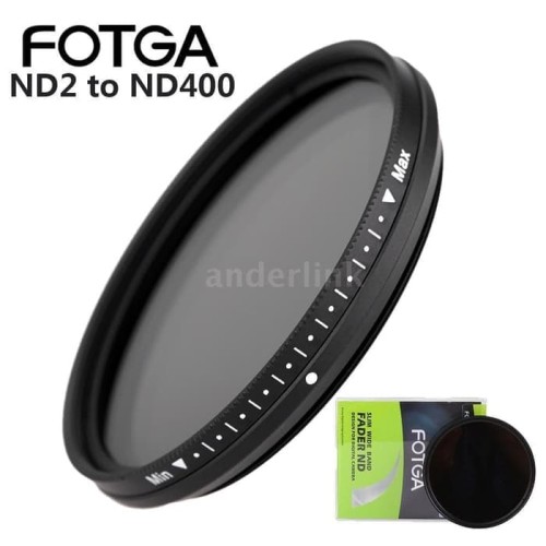 Foto Produk FOTGA 49mm Slim Fader Variable ND Filter ND2 To ND400 dari Grosir Digital