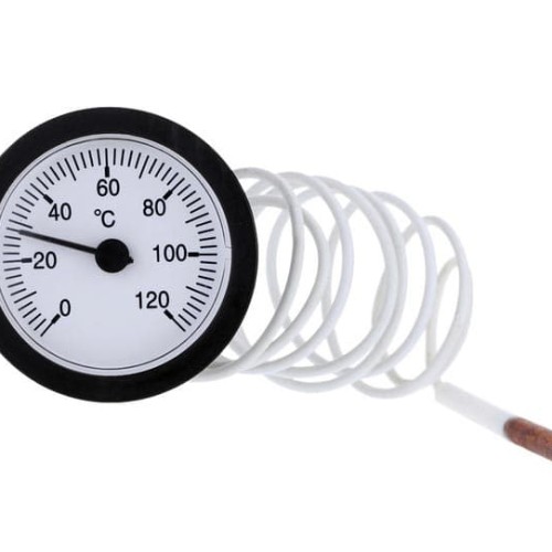 Foto Produk Capillary Thermometer Water Dial Temperature Gauge Termometer Kapiler dari HRDIK