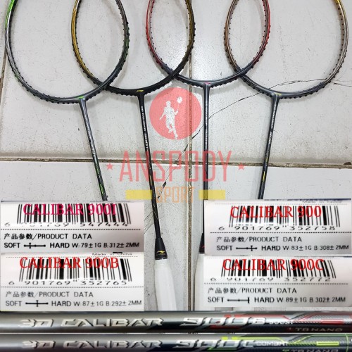 Foto Produk RAKET BADMINTON LINING 3D CALIBAR 900/I/B/C dari Anspody Sport