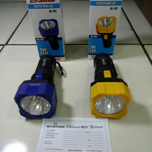 Foto Produk Senter Tangan Rolinson LED RL191 Flashlight dari lakshmi
