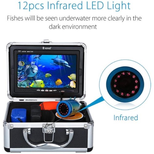 Foto Produk Underwater Camera Fish Finder 7" Display Eyoyo Locator Pelacak Ikan dari HRDIK