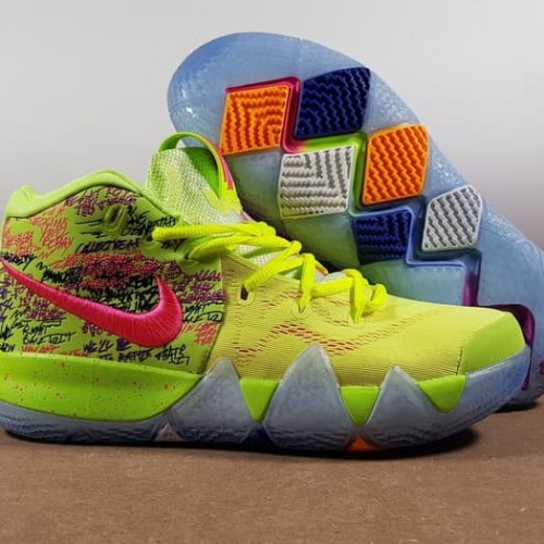 kyrie purple and green