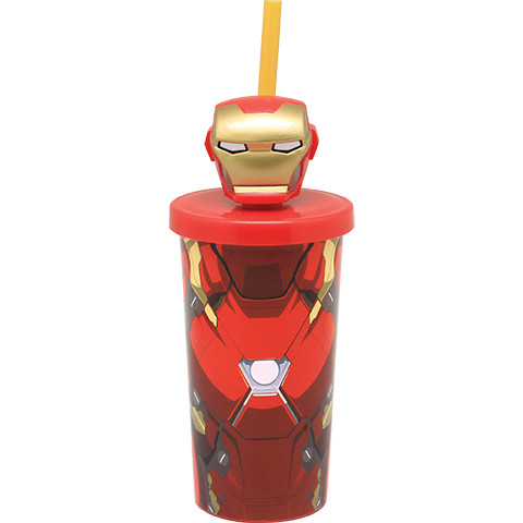Foto Produk AVENGERS IRON MAN TUMBLER WITH STRAW dari Homeco Living Official
