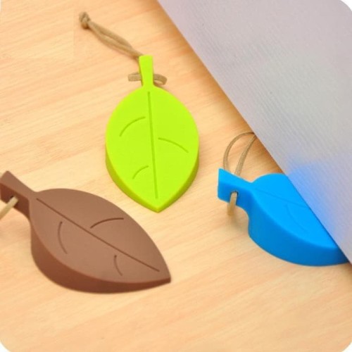 Foto Produk Penahan Pintu Door Stopper bentuk daun BB-06 - Orange dari Tchome Official Store
