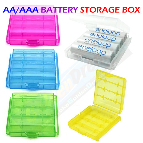 Foto Produk Kotak Penyimpan Baterai AA AAA Battery Storage Box Batere Case 14500 dari VISITEK