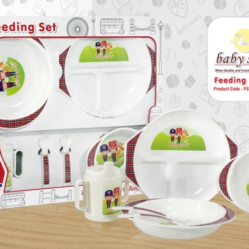 Foto Produk BABY SCOTS Perlengkapan Makan Bayi - Feeding Set FS001 dari Baby Scots