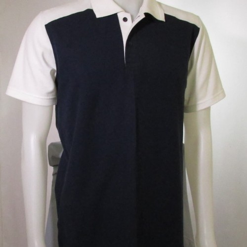 Foto Produk Polo Shirt Exclusive Navy White dari Raja Polo Shirt