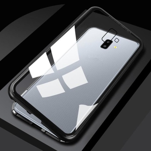 Foto Produk Samsung J6 PLUS Premium 2 in 1 magnetic phone case -Transparant dari importking