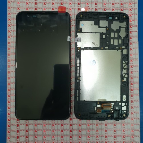 Foto Produk LCD + TOUCHSCREEN + FRAME LG K10 2018 ORIGINAL - Hitam dari KING sparepart
