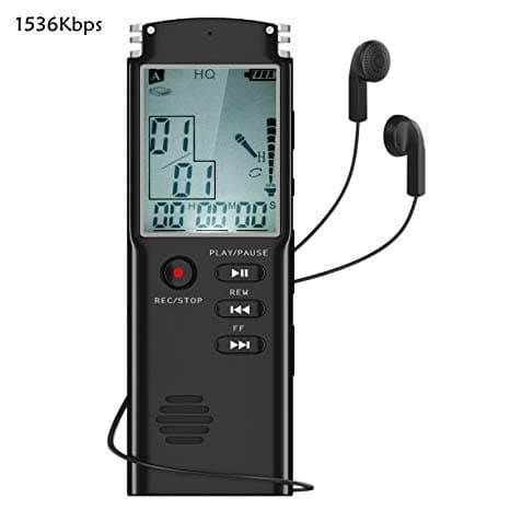 Foto Produk Voice Recorder Digital 16GB Storage with LCD Screen Support HQ dari Duta Online Shop