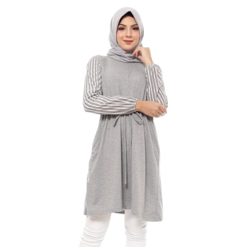 Foto Produk Mybamus Fabian Hand Rubber Tunic MIsty Gray M14664 R88S3 dari Mybamus Official