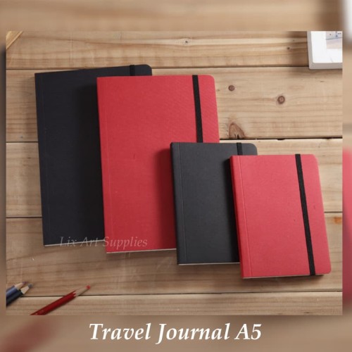 Foto Produk Potentate Travel Journal A5 (80gsm - 80 sheets) - Merah dari Lix Art Supplies