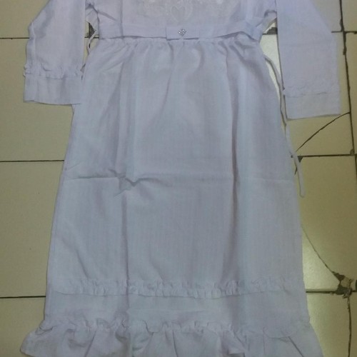 Foto Produk Baju Gamis Putih Umur 12-14 Tahun dari Franziska
