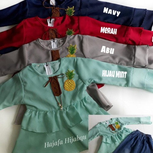 Foto Produk Baju Anak Perempuan Setelan Set Denim 2-6 Tahun dari Franziska