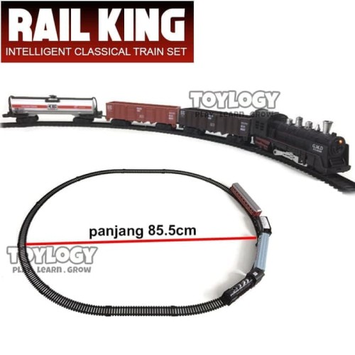 Foto Produk Mainan Anak Kereta Api Lokomotif Rail King Intelligent Classical Train dari Toylogy