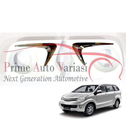 Foto Produk Ring Foglamp Cover Foglamp All New Avanza Xenia 2011 - 2014 - PUTIH dari Prime Auto Variasi