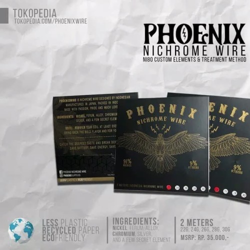 Foto Produk Phoenix Nichrome Wire Ni80 - 91% Nickle Coil 22 24 26 28 30 AWG dari andreedoanks
