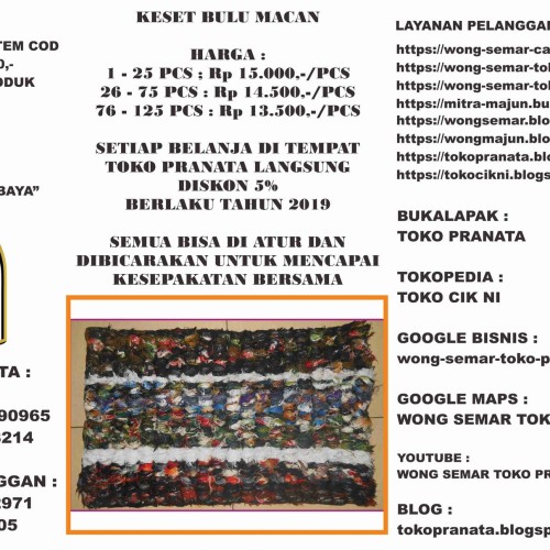 Foto Produk Keset Bulu Macan dari TOKO CIK NI