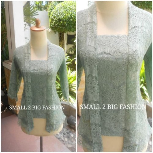 Foto Produk kebaya hijau / kebaya kutubaru brukat army/ kebaya navy / kebaya putih dari Small 2 Big Fashion