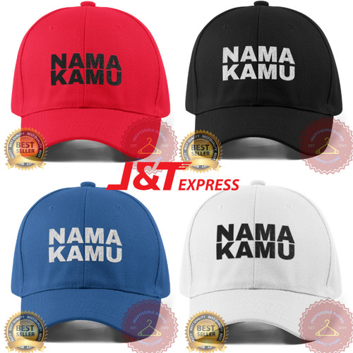 Jual TOPI  CUSTOM  BASEBALL CAP WANITA ANAK BORDIR  NAMA 