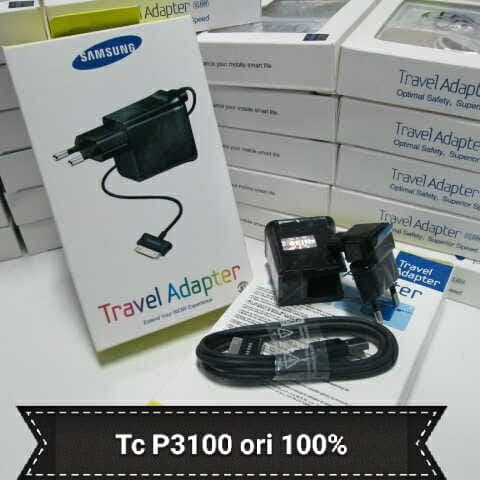 Foto Produk Charger Samsung Galaxy Tab 1/2/7/7.7/ 8.9/ 10.1/ Origianal - Hitam dari TRC-SHOP