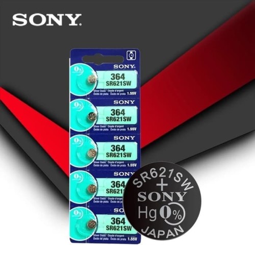 Foto Produk Baterai Sony SR621SW / 364 Original Batrai Jam Tangan - Batre 621 dari Toko Irfan 7