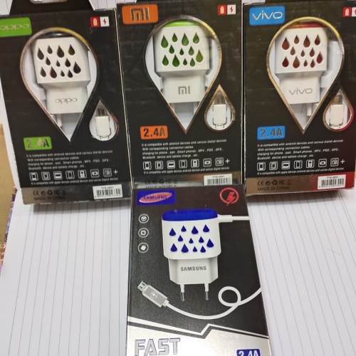 Foto Produk Travel Charger Samsung Motif Air 2usb 2.4A Casan Samsung Motif 2usb dari vivan cell